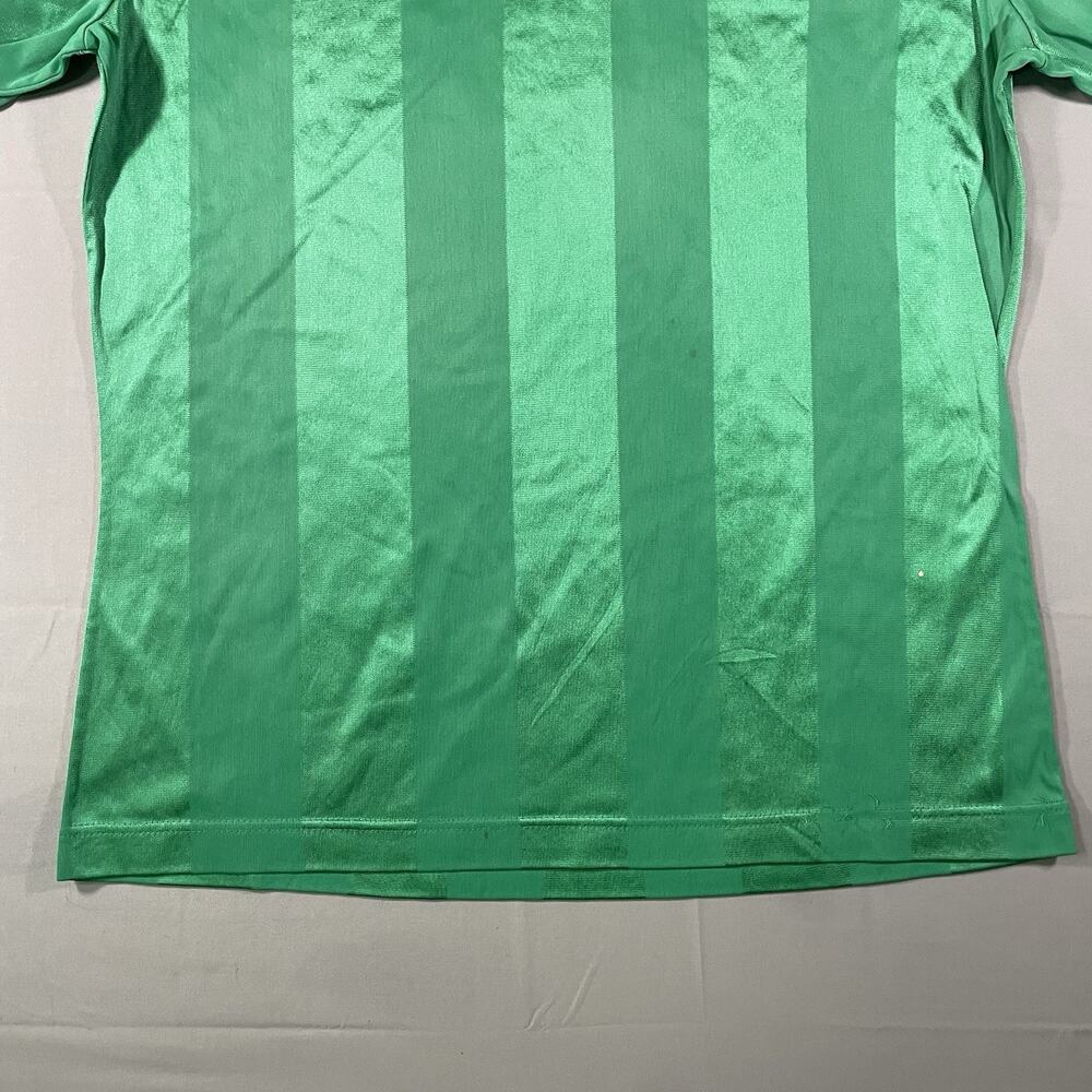 Vintage Le Coq Sportif 70s 80s Football Shirt Soccer Jersey Maillot Green Sz M - Picture 8 of 10